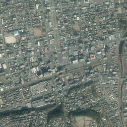 明野団地周辺の現在の空中写真