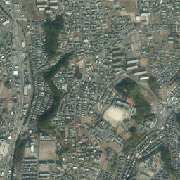 明野団地周辺の現在の空中写真