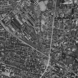 秋田港 (土崎)周辺の 1961〜1969 年の空中写真