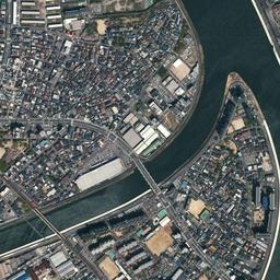 あまがさきキューズモール周辺周辺の現在の空中写真