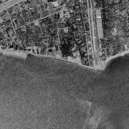 芦屋浜周辺の 1961〜1969 年の空中写真