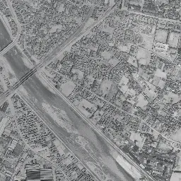 あすと長町周辺の 1961〜1969 年の空中写真