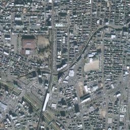 あすと長町周辺の現在の空中写真