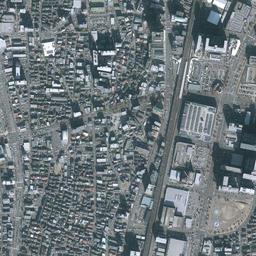 あすと長町周辺の現在の空中写真