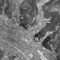 毘沙門台周辺の 1961〜1969 年の空中写真