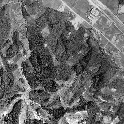 毘沙門台周辺の 1961〜1969 年の空中写真