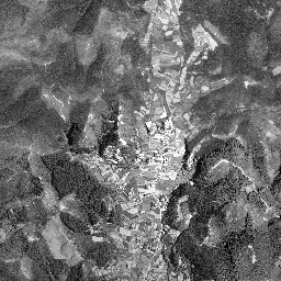 毘沙門台周辺の 1961〜1969 年の空中写真