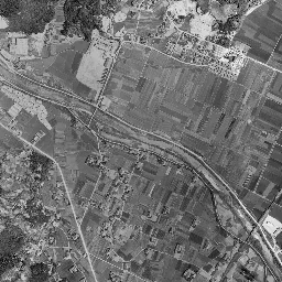 毘沙門台周辺の 1961〜1969 年の空中写真