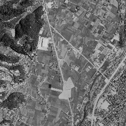 毘沙門台周辺の 1961〜1969 年の空中写真