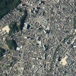 毘沙門台周辺の現在の空中写真