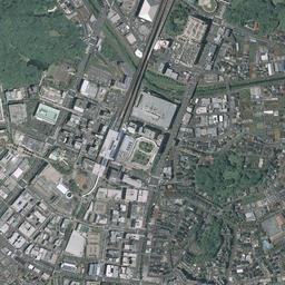港北ニュータウン (センター北)周辺の現在の空中写真