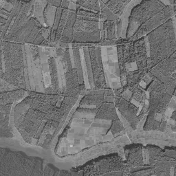 千葉ニュータウン中央周辺の 1961〜1969 年の空中写真