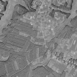 千葉ニュータウン中央周辺の 1961〜1969 年の空中写真