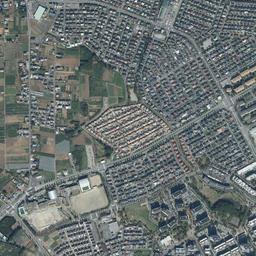 千葉ニュータウン中央周辺の現在の空中写真