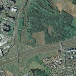 千葉ニュータウン中央周辺の現在の空中写真
