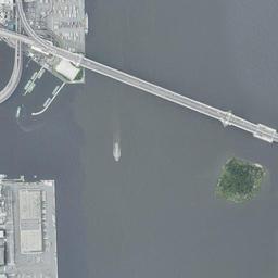 台場周辺の現在の空中写真
