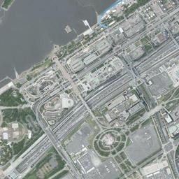 台場周辺の現在の空中写真