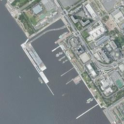 台場周辺の現在の空中写真