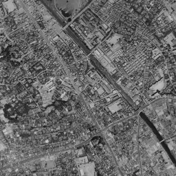 恵比寿ガーデンプレイス周辺の 1961〜1969 年の空中写真