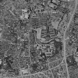 恵比寿ガーデンプレイス周辺の 1961〜1969 年の空中写真
