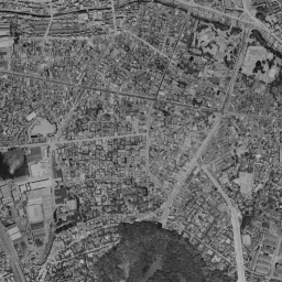 恵比寿ガーデンプレイス周辺の 1961〜1969 年の空中写真