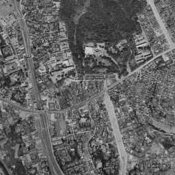 恵比寿ガーデンプレイス周辺の 1961〜1969 年の空中写真
