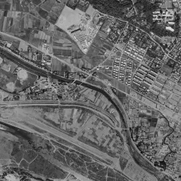 二子玉川周辺の 1961〜1969 年の空中写真