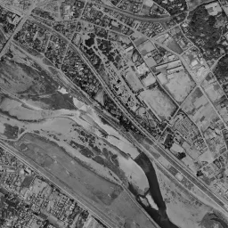 二子玉川周辺の 1961〜1969 年の空中写真