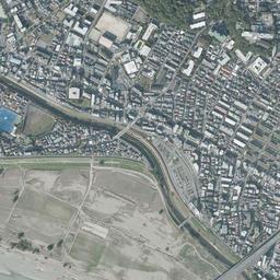 二子玉川周辺の現在の空中写真