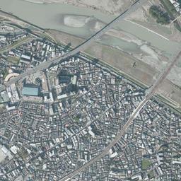 二子玉川周辺の現在の空中写真