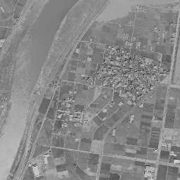 八戸港臨海工業地帯周辺の 1961〜1969 年の空中写真