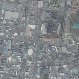 八戸港臨海工業地帯周辺の現在の空中写真