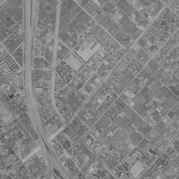 キャナルシティ博多 (カネボウ工場跡)周辺の 1961〜1969 年の空中写真
