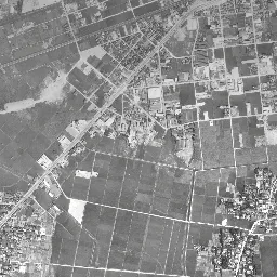 浜松駅北東 (アクトシティ)周辺の 1961〜1969 年の空中写真