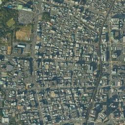 浜松駅北東 (アクトシティ)周辺の現在の空中写真