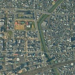 浜松駅北東 (アクトシティ)周辺の現在の空中写真