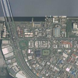 平和島・大井ふ頭 (流通センター)周辺の現在の空中写真