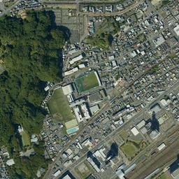 東静岡 (静岡操車場跡)周辺の現在の空中写真