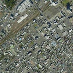 東静岡 (静岡操車場跡)周辺の現在の空中写真