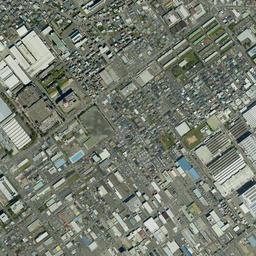 東静岡 (静岡操車場跡)周辺の現在の空中写真