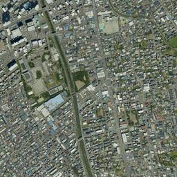 東静岡 (静岡操車場跡)周辺の現在の空中写真