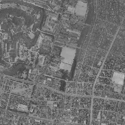 姫路駅北 キャスティ21周辺の 1961〜1969 年の空中写真