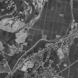 日の里団地周辺の 1961〜1969 年の空中写真