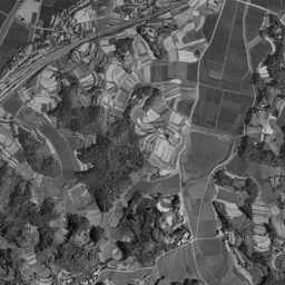 日の里団地周辺の 1961〜1969 年の空中写真