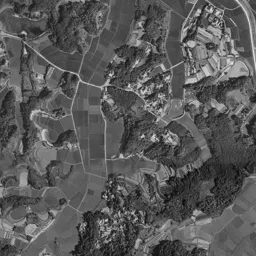 日の里団地周辺の 1961〜1969 年の空中写真