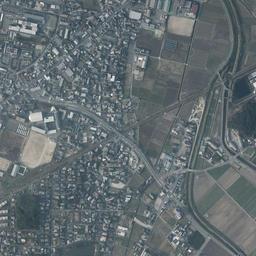 日の里団地周辺の現在の空中写真