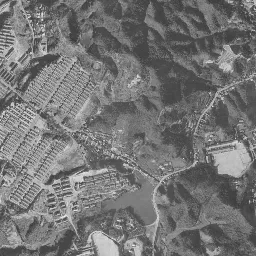 いわき湯本 (常磐炭田跡)周辺の 1961〜1969 年の空中写真
