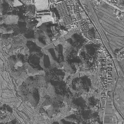 いわき湯本 (常磐炭田跡)周辺の 1961〜1969 年の空中写真