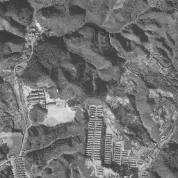 いわき湯本 (常磐炭田跡)周辺の 1961〜1969 年の空中写真