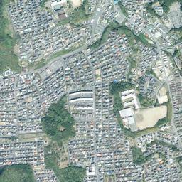 いわき湯本 (常磐炭田跡)周辺の現在の空中写真